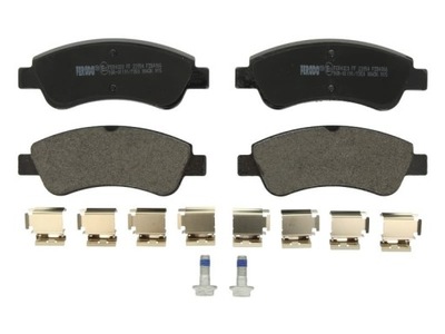 KLOCEK BRAKE SET FRONT (ZE SRUBAMI PROWADZACYMI CALIPER HAMULCOWEGO) C  