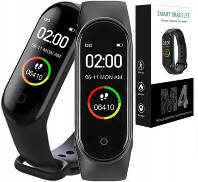 SMARTBAND M4 OPASKA SPORTOWA KROKOMIERZ PULSOMETR