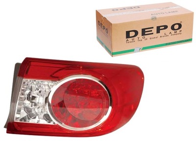 LAMPA (CZĘŚĆ ZEWNĘTRZNA) TOYOTA COROLLA SDN E15 06