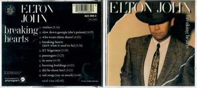 Elton John - Breaking Hearts CD Album