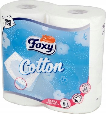 FOXY 4SZT COTTON PAPIER TOAL 5 WARSTW