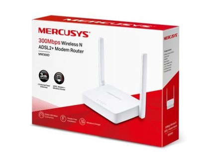 TP-LINK Router Mercusys MW300D WiFi N300 ADSL2+