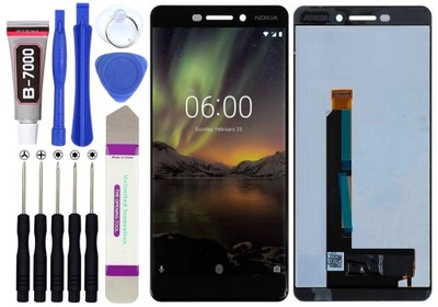 Nokia 6.1 2018 TA-1043 Wyświetlacz LCD Dotyk Ekran