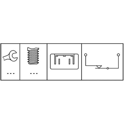 SWITCH LIGHT STOP HELLA 6DD 008 622-621  