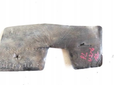 Шумоізоляція накладка крила ліва mercedes c klasa w204 2011-2014 рік фото №1