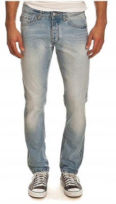 Jack Jones Jasne Zwężane Jeansy Slim Fit 28/32