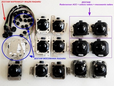 JUEGO DE REPARACIÓN KIT DE CABLES RADAR ACC AUDI A4 A5 8W FY  