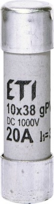 WKŁADKA TOPIKOWA CH10X38 GPV 20A/1000VDC 002625085