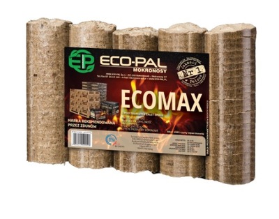 Brykiet Opał kominkowy ECOMAX 6kg ECO-PAL