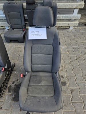 Vw golf 7 sportsvan сидіння комплект сидінь фото №1