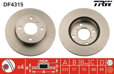 DISKU HAMULC. SUZUKI VAGONAS R+ 97-01 WEN 