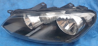 Vw golf 6 vi фара лампа передняя левая кронштейн фото №1