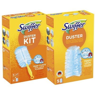 SWIFFER DUSTER Metla Kuriatko Magnet na prach + 9x Zásoba