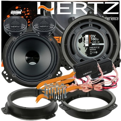 HERTZ DSK160 ALTAVOCES AUDI A3 8P S3 PARTE TRASERA DISTANCIAS  