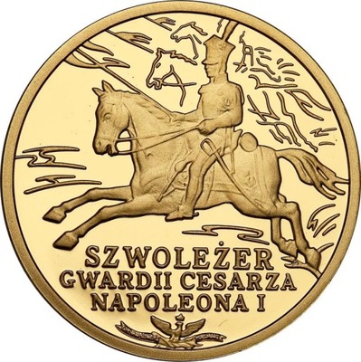 Złota moneta NBP Szwoleżer Gwardii Cesarza Napoleona I 200 zł