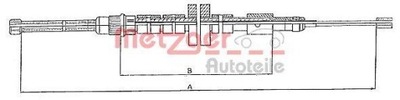 METZGER 10.6023 CIĘGŁO, ТОРМОЗ СТОЯНОЧНИЙ