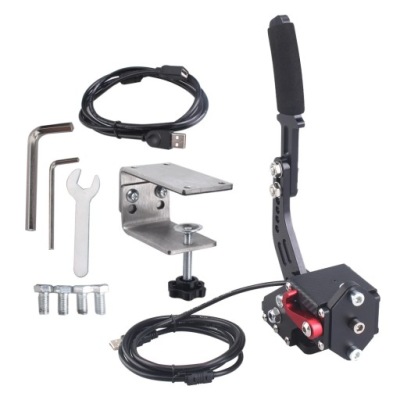 LOGITECH BRAKE СИСТЕМА 14 BIT HALL СЕНСОР USB HANDBRAKE SIM FOR RACIN~32282 