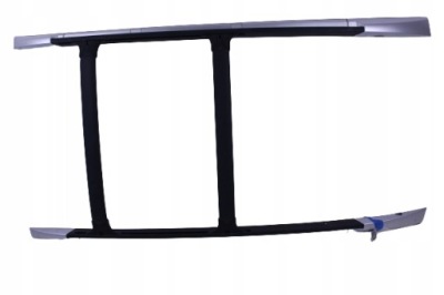 Рейлінги дахові багажник kia carens iii 06r. фото №1