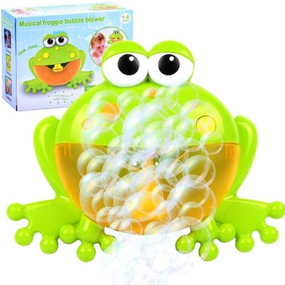 Zabawka do kąpieli bąbelkowa żaba do kąpieli maszynka do piany