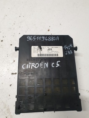Модуль bsi citroen c5 9651196880a фото №1