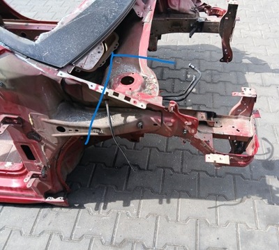 Peugeot 208 i чверть лонжерон права передня правий перед 2013- фото №1