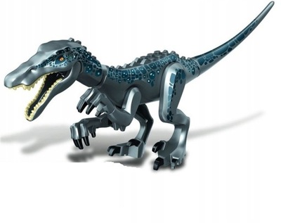 JURASSIC WORLD DINOZAUR BARIONYKS KLOCKI DUŻY 28CM