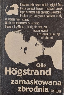 Olle Hogstrand - Zamaskowana zbrodnia