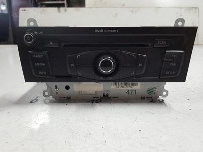 AUDI A4 B8 08-11R A5 RADIO CD CONCERT VERSIÓN INGLESA 8T2035186Q  