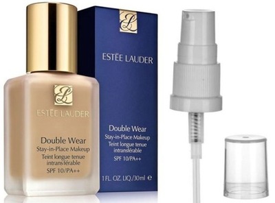 ESTEE LAUDER PODKŁAD DOUBLE WEAR 1W2 SAND + POMPKA