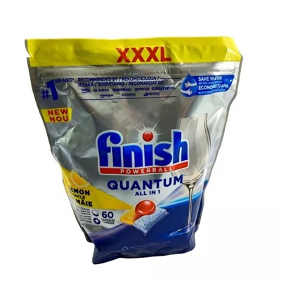 FINISH QUANTUM KAPSUŁKI DO ZMYWARKI LEMON 60 SZT