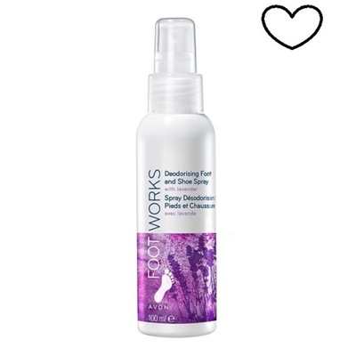 Avon Spray Do Stóp Lawendowy Przeciwzapachom 150ml