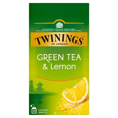 TWININGS Herbata zielona z cytryną 25 torebek