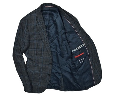 TOMMY HILFIGER Tailored Marynarka Męska w Kratkę 48