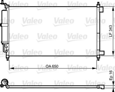 CONDENSADOR VALEO 814221 SKRAPLACZ, ACONDICIONAMIENTO  