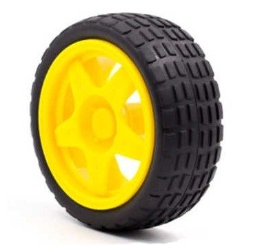 Koło 68x26mm do robotów i pojazdów DIY typ A