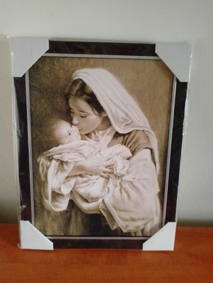 obraz Madonna z dzieciątkiem 35x45