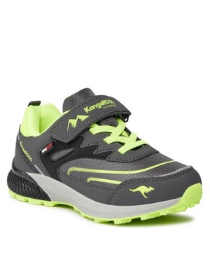 KangaRoos Sneakersy K-Hk Teak Low Ev Rtx 18942 000 2014 Steel Grey/Lime