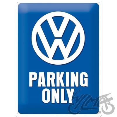 PLACA PLAKAT 30X40 VW PARKING 23135  