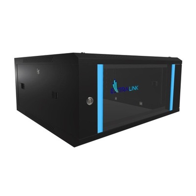 Extralink 4U 600x600 Czarna | Szafa rack | montowana na ścianie