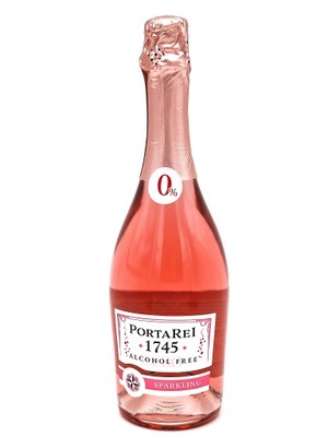 Wino bezalkoholowe Porta REI Sparkling Rose Musujące 0.75l