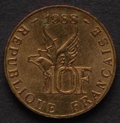 Francja - 10 franków 1988