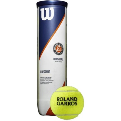 PIŁKI TENIS ZIEMNY WILSON ROLAND GARROS CLAY COURT 4 SZT