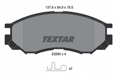 ZAPATAS HAM. MITSUBISHI P. L200 96- 07- L400 95- 05  