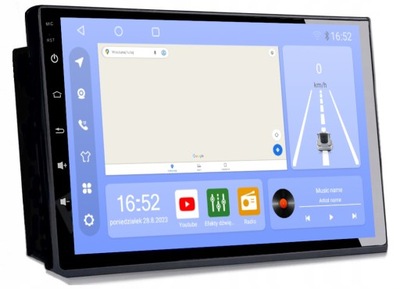 RADIO GPS 2DIN ANDROID USB RDS CARPLAY 8/256GB SIM