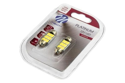 LUZ DIODO LUMINOSO LED C5W/C10W PLATINUM OZNACZENIA: C5W C10W SYMBOL PODSTAWY: SV8.5,I  