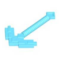 LEGO 18789 Minifigure, Utensil Pickaxe Pixelated (Minecraft)