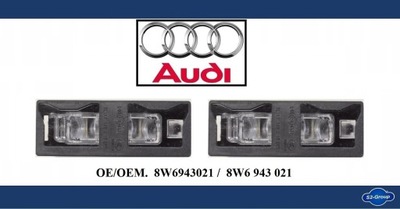 ЛАМПОЧКИ НОМЕРА НОМЕРА AUDI 8W6943021A