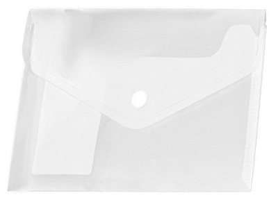 TETIS KOPERTA A4 PP NA ZATRZASK TRANSPARENTNA BT611-T