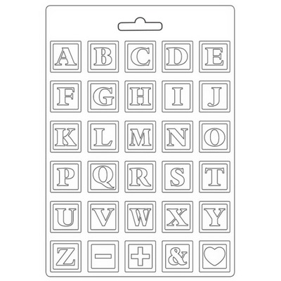 FOREMKA do mas plastycznych Daydream alfabet