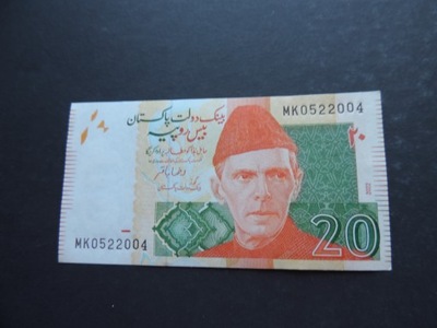 PAKISTAN 20 RUPEES 2022